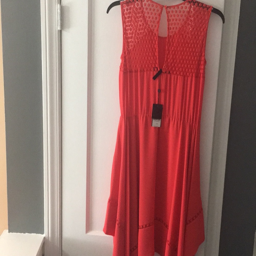 Bcbg orange dress